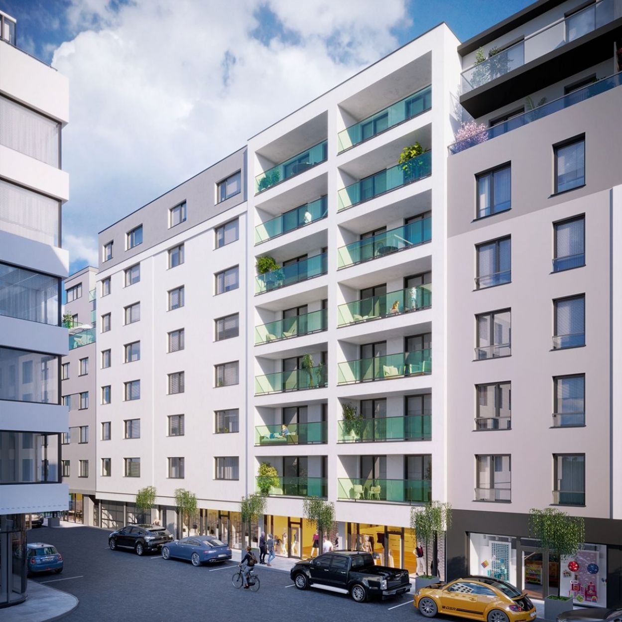 Novostavba bytu v Plzni v Poděbradově ulici, obrázek č. 1