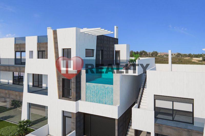Prodej apartmán 3+kk, nový projekt Pilar de la Horadada, bazén na střeše 
