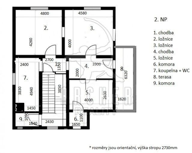 Prodej vily s užitnou plochou 305 m2 na pozemku 484 m2, Praha 5 - Velká Chuchle, ul. V úvoze, obrázek č.28