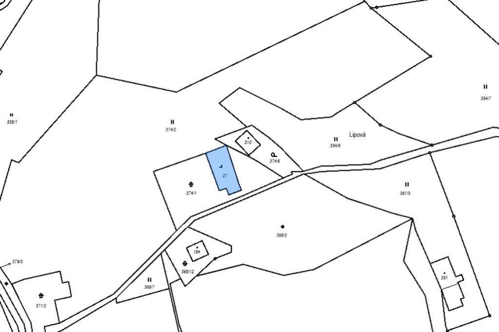 E-aukce pozemků o výměře 1221 m2, kat. území Kapličky, okres Český Krumlov, obrázek č. 1