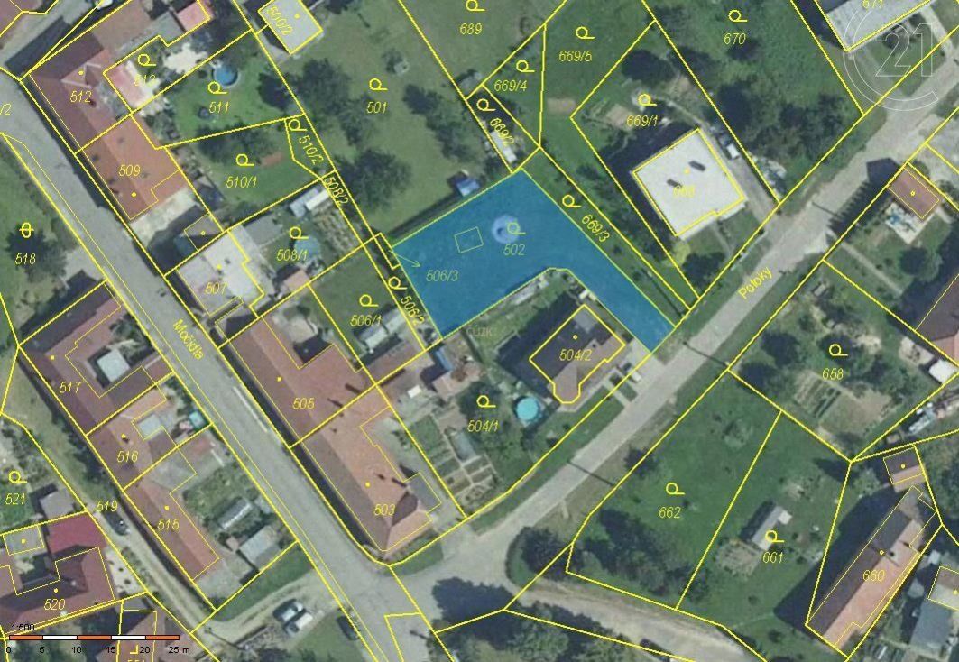 Pozemek pro stavbu RD - Pohořelice u Napajedel, 462m2, obrázek č. 2