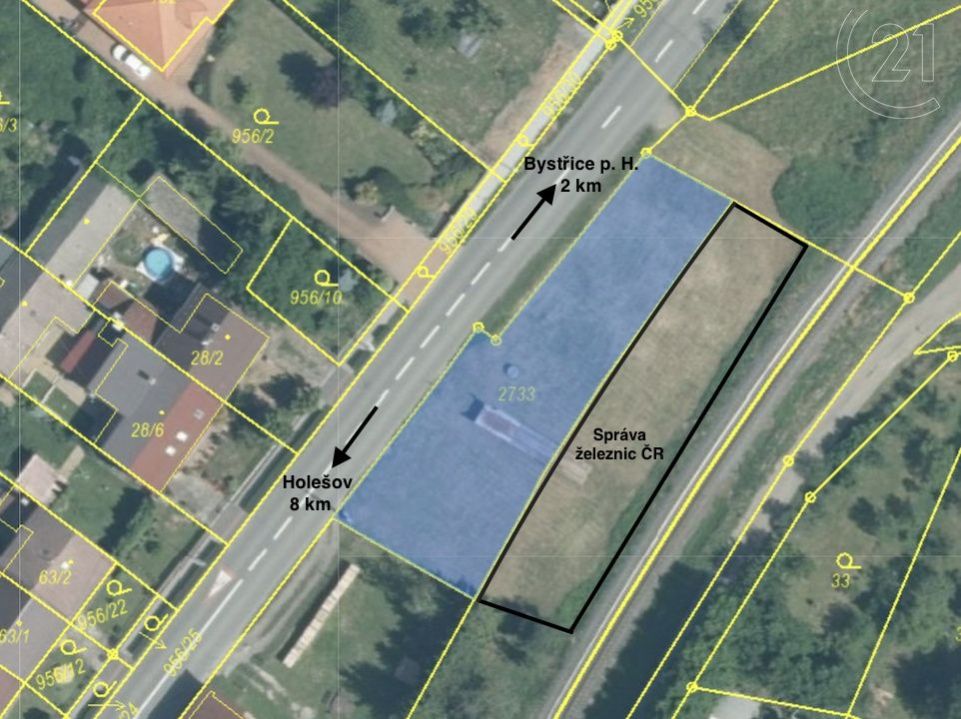 Prodej pozemku - 750 m2, Bystřice p. H. - Bílavsko, obrázek č. 2