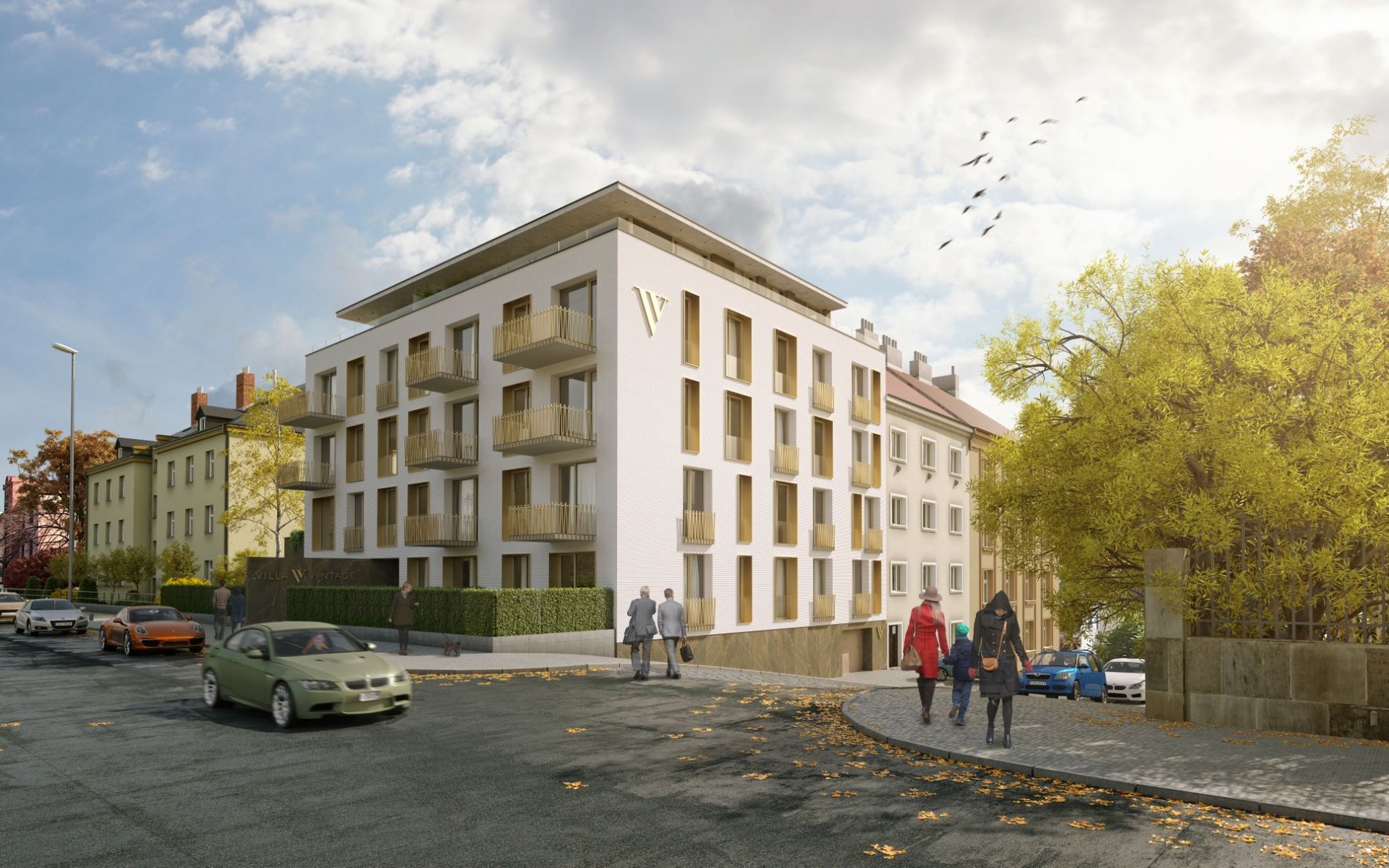 Prodej nového bytu 2+kk v rezidenčním projektu Villa Vintage v Praze na Žižkově, obrázek č.5