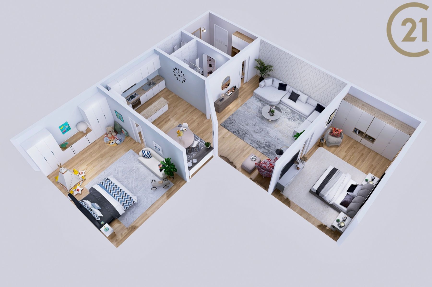 Prodej bytu 3+kk s předzahrádkou a terasou (132 m2) Horoměřice, obrázek č. 3