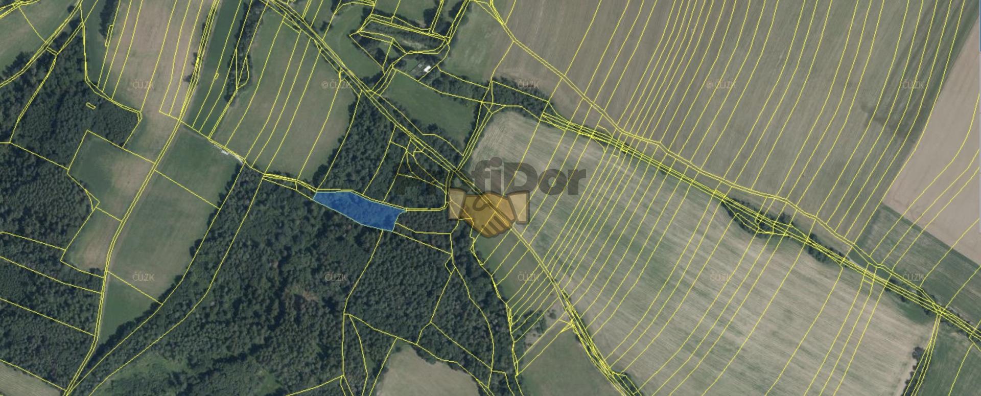 Prodej pozemek les, CP 4070 m2, Zábřeh na Moravě, obrázek č. 2