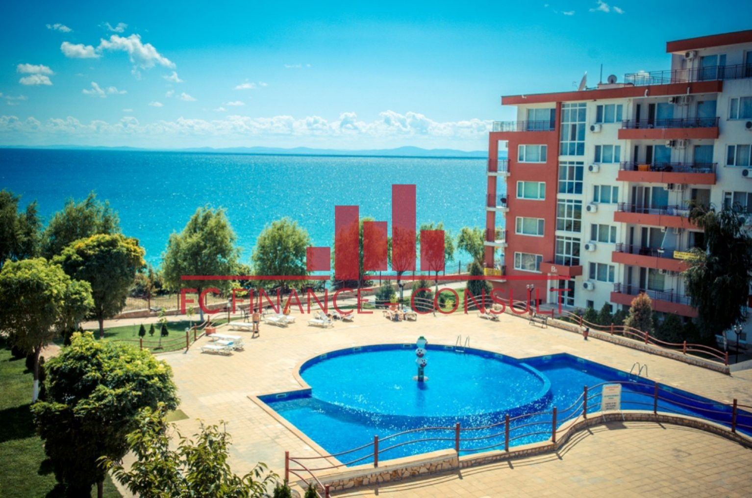 Apartmán s panoramatickým výhledem na moře, Sveti Vlas, Bulharsko