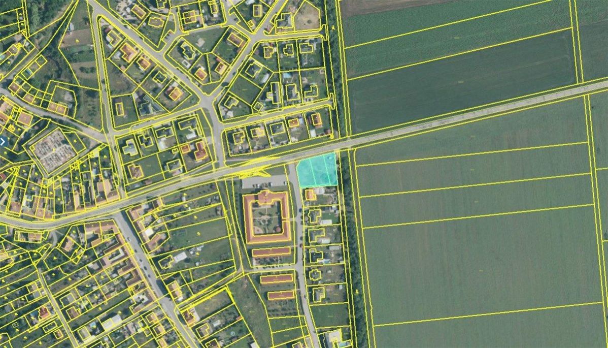 Prodej stavebních pozemků s vydaným SP na 2 RD/4BJ, 1560 m2, Medlov, Brno - venkov, obrázek č. 3