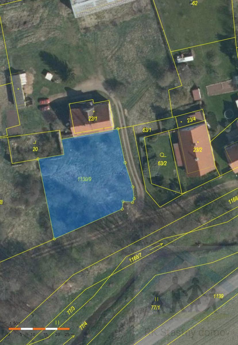 Prodej stavebního pozemku 1142 m2 v Lubenci - Příbenicích, obrázek č. 1