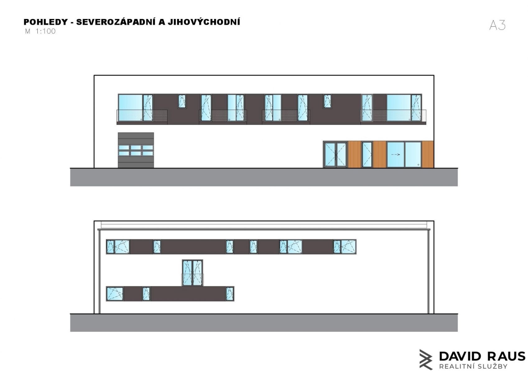 Prodej projektu administrativní budovy (711 m2 ) včetně stavebního pozemku 1011  m2, Troubsko, obrázek č. 3