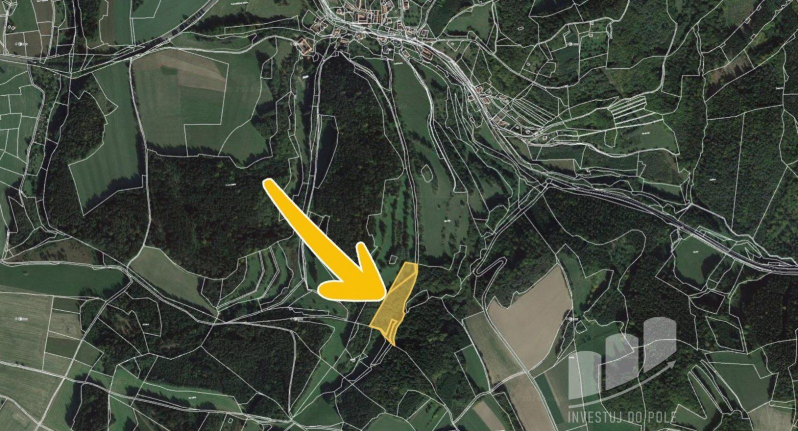 Prodej lesního pozemku v k.ú. Lesoňovice, obrázek č. 2