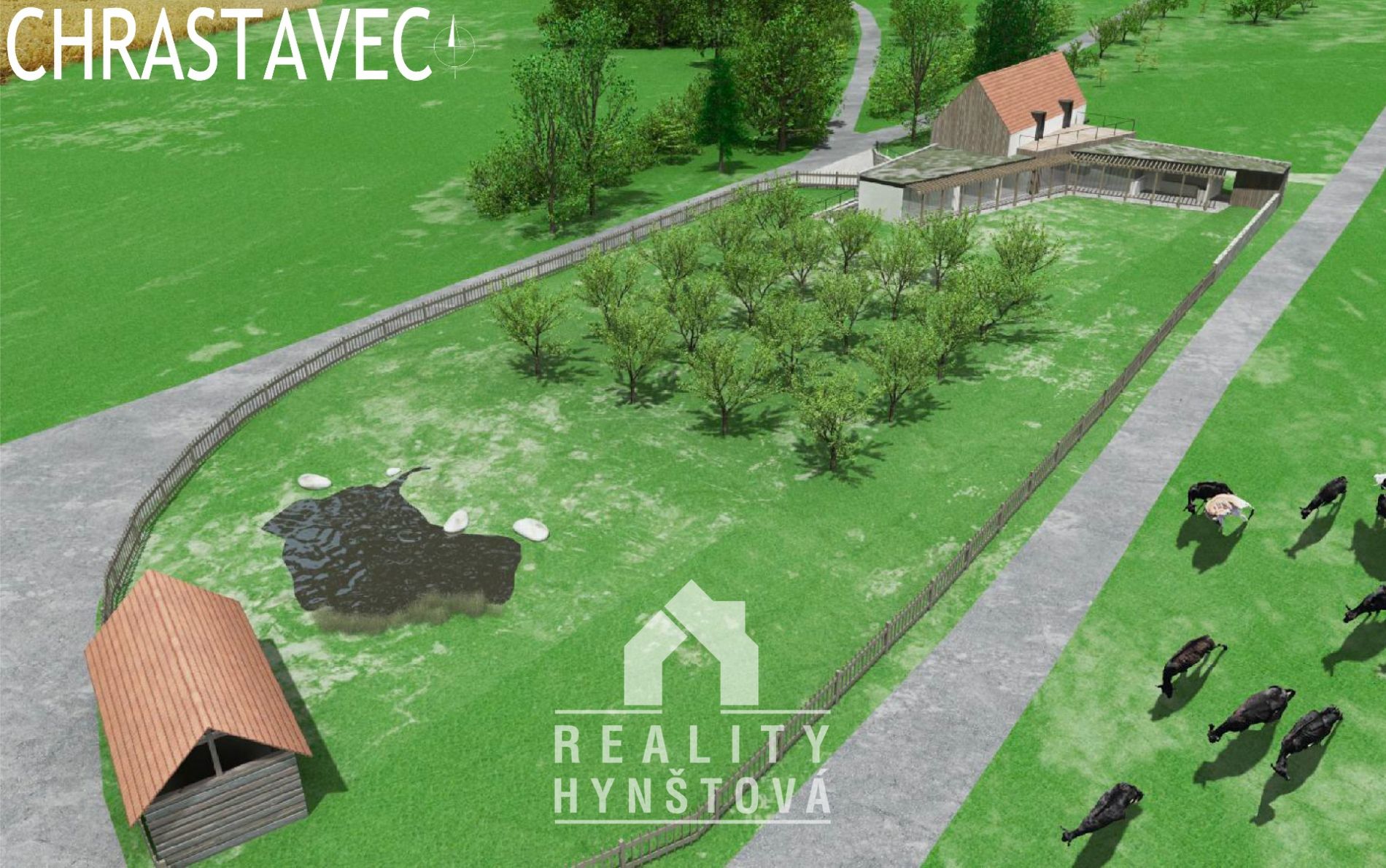 Prodej pozemku pro bydlení na krásném místě na okraji obce Chrastavec, CP 3 088 m2, okr. Svitavy, obrázek č. 2