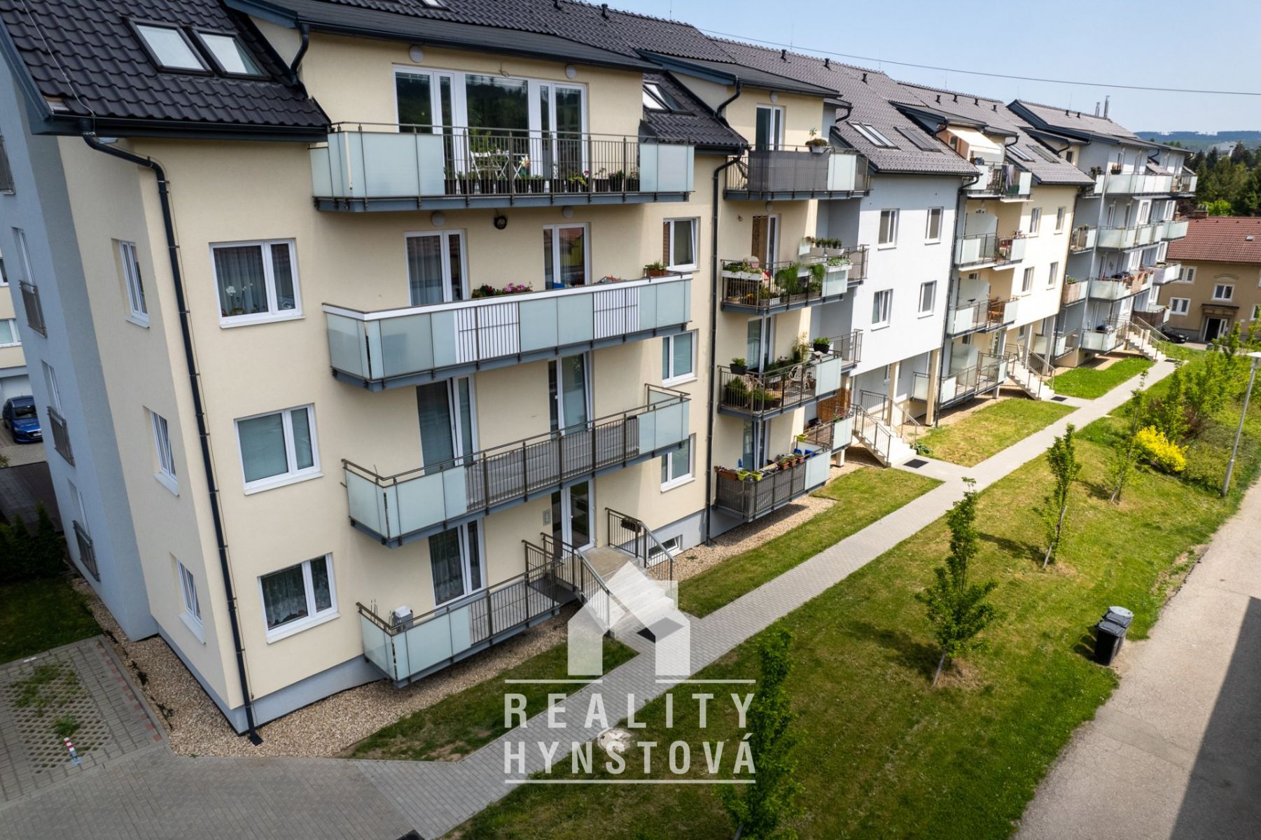 Prodej nového bytu 2+kk v novostavbě bytového domu s balkonem, CP 55 m2, Boskovice, obrázek č. 1