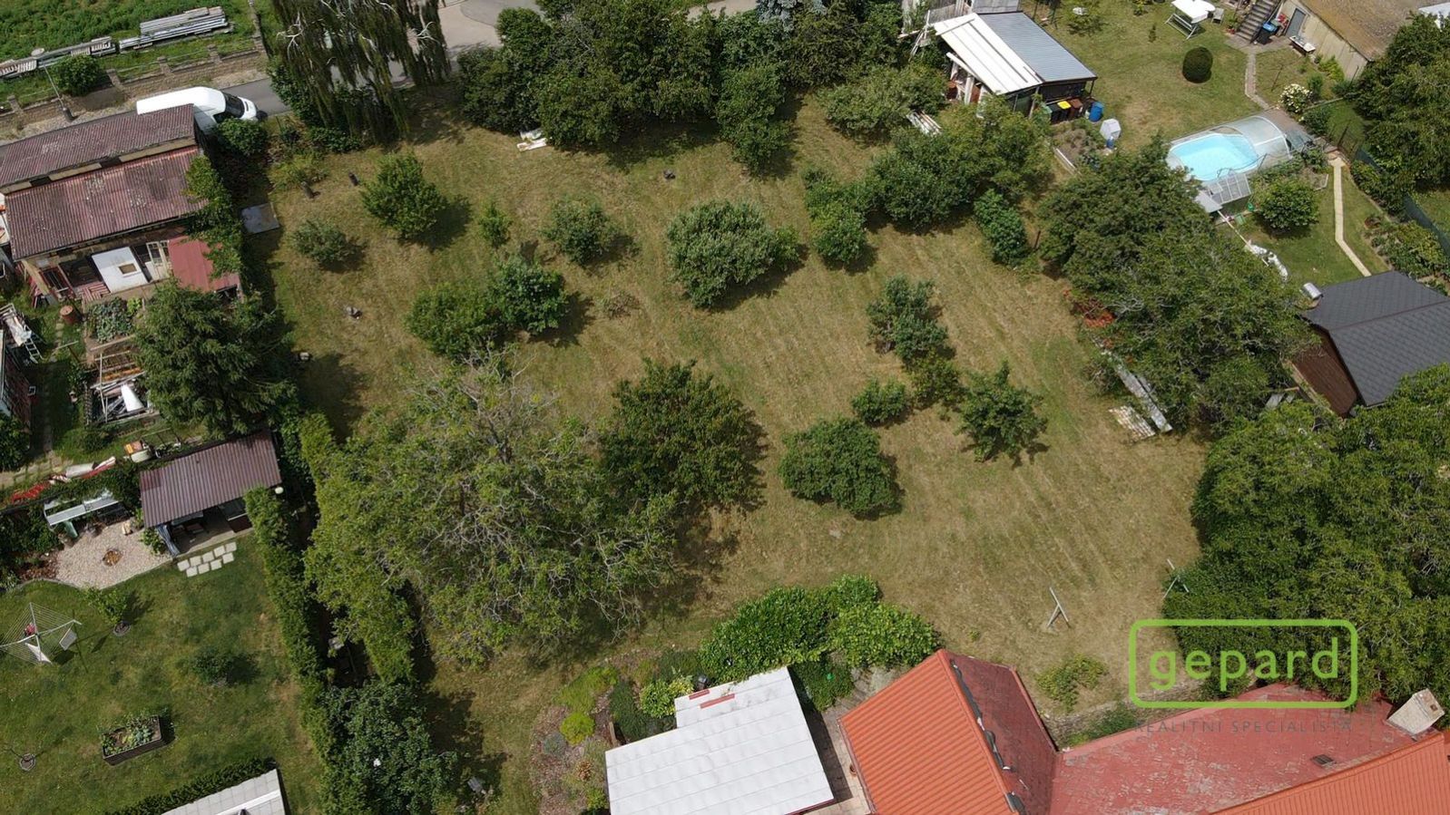 Prodej pozemku 1400m2, Kaňk, Kutná Hora, pro výstavbu samostatného RD, obrázek č. 3