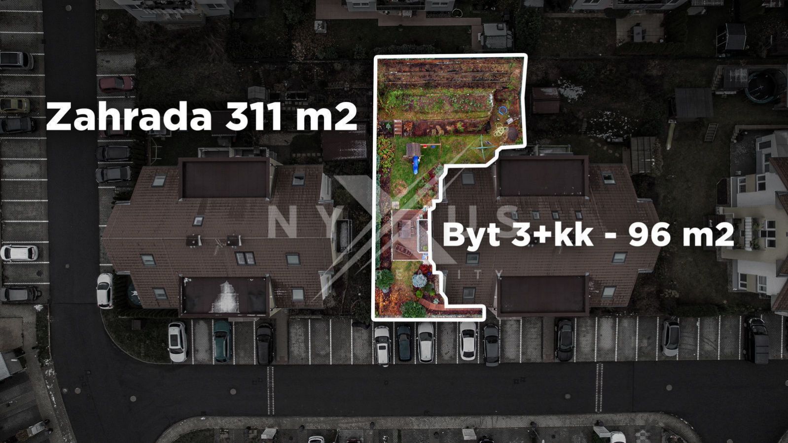 Prodej bytu 3+kk - 96 m2 + zahrada 311 m2 a 2 parkovací stání, Smetanova - Jinočany, obrázek č. 3