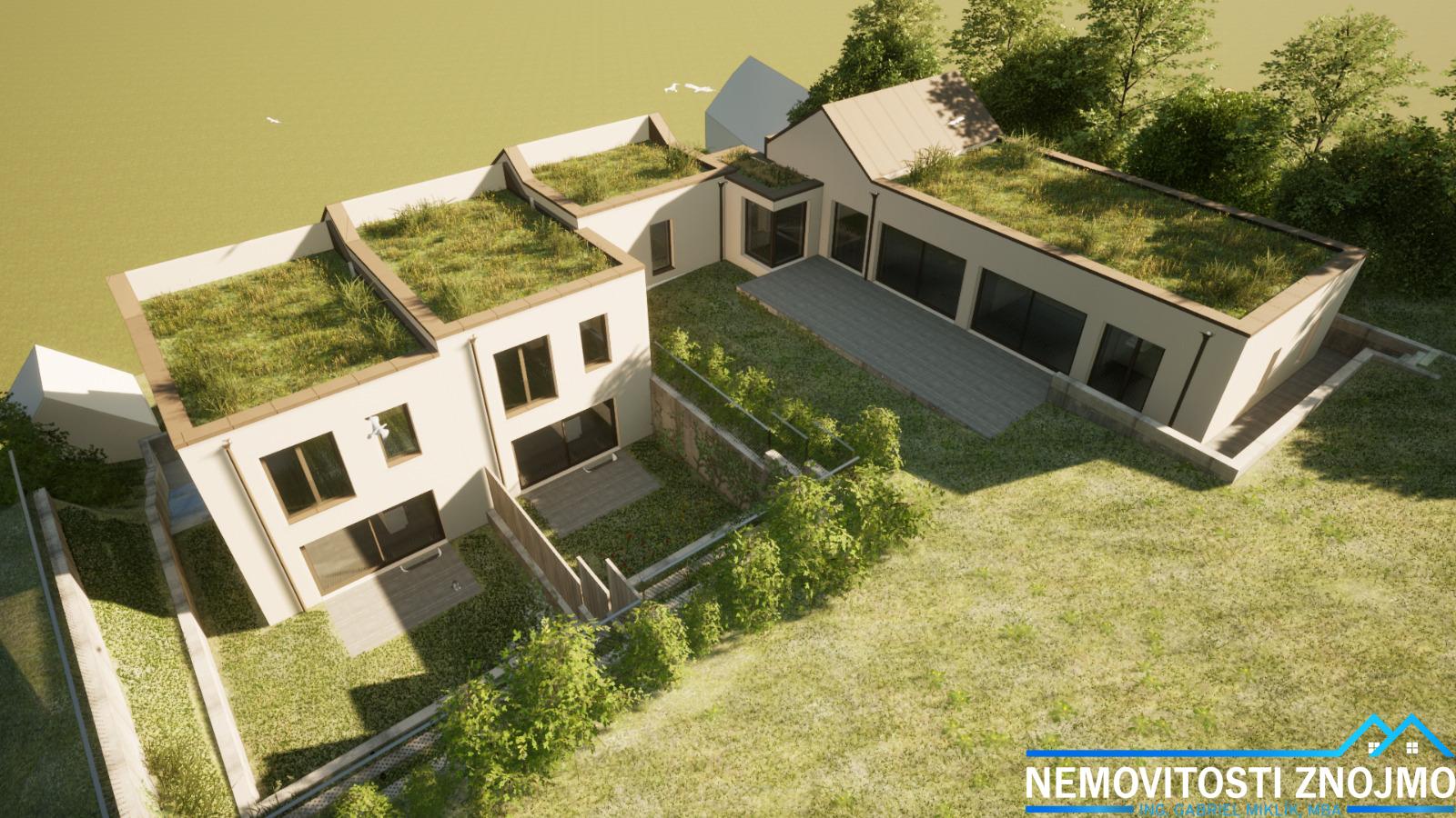 Exkluzivní stavební pozemek s projektem na 3 rodinné domy, Nový Šaldorf - Sedlešovice, obrázek č. 2
