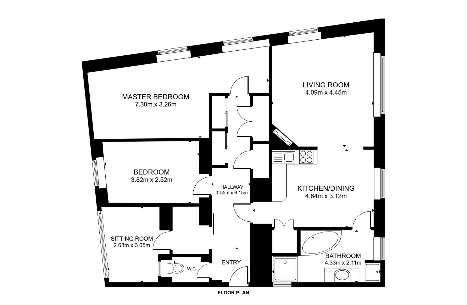 3+1/balkon, 100 m2 + garáž. Osobní vlastnictví - lze hypotéka., obrázek č. 3
