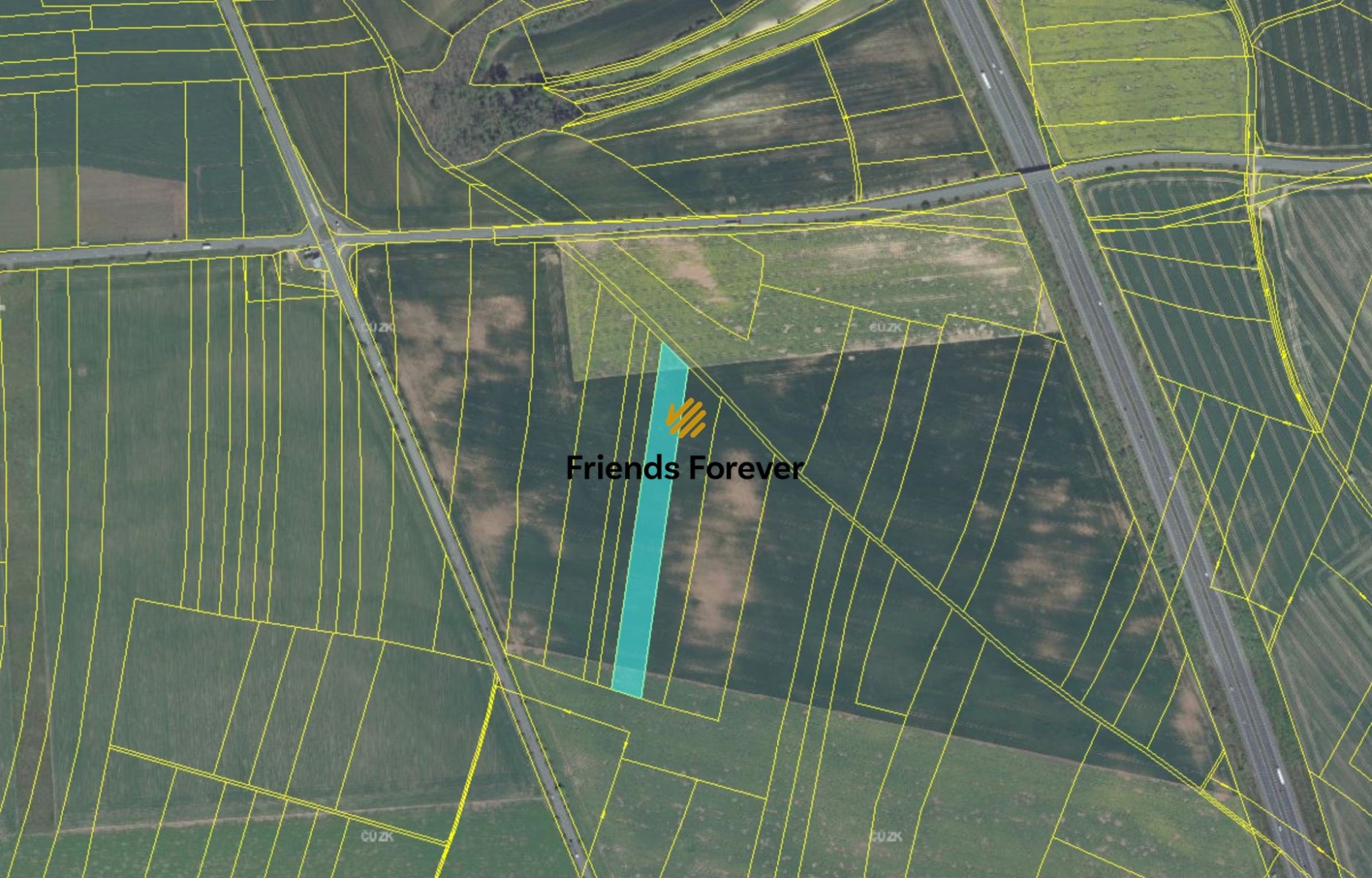 Prodej podílu 1/3, Zemědělská půda, 5820 m2 - Dušníky, obrázek č. 2