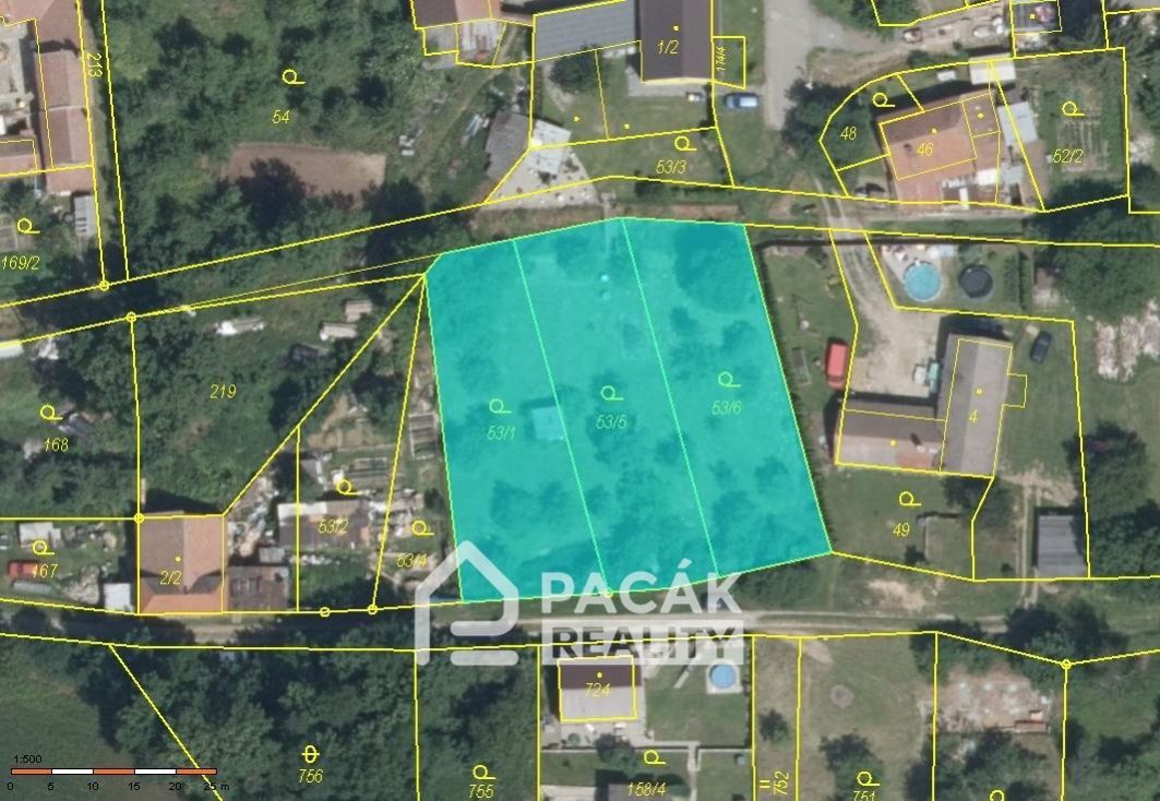 Prodej stavebního pozemku v Čelechovicích na Hané - Studenec, výměra 1.827 m2, obrázek č. 3