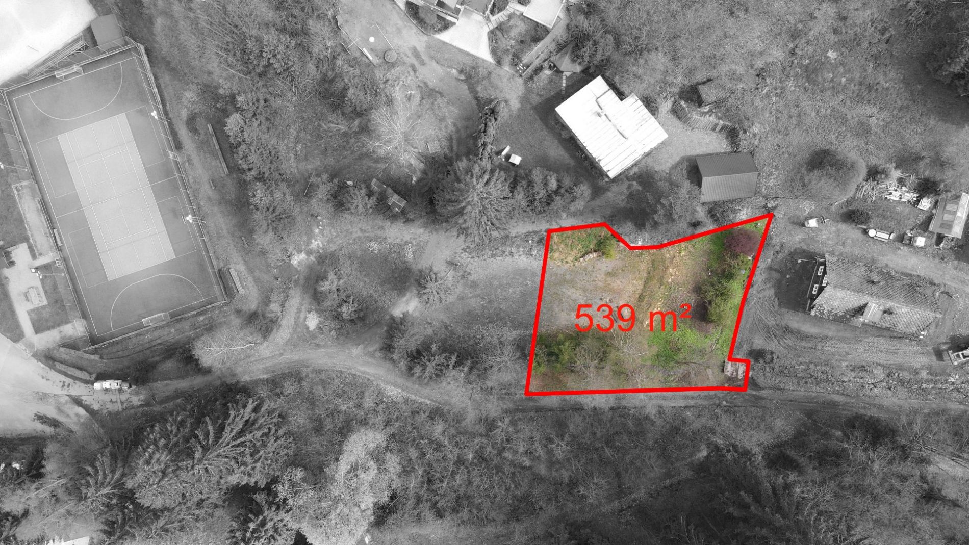 Prodej, Pozemky pro výstavbu chaty,  539 m2 - Dolní Bušínov, obrázek č. 2
