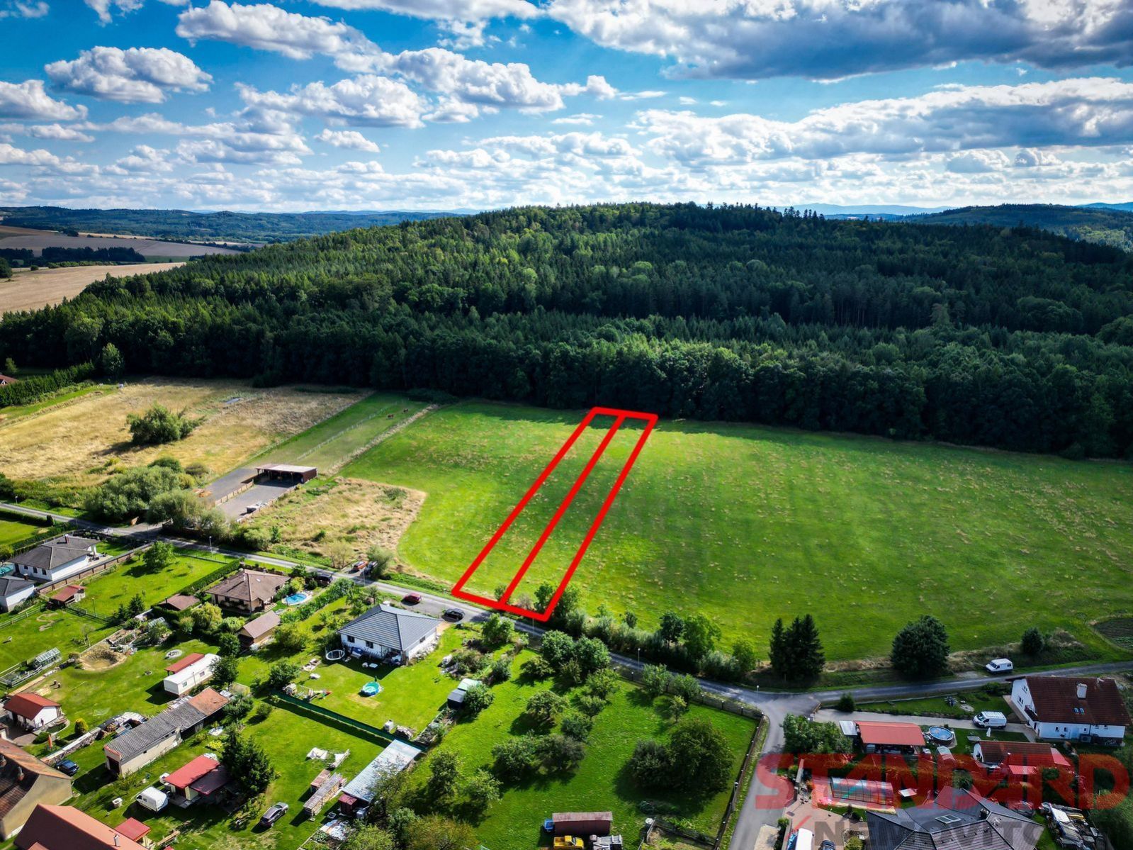 Prodej pozemku s možností výstavby RD o rozloze 4 147 m2, Dolce u Přeštic, Plzeň-jih, obrázek č. 1