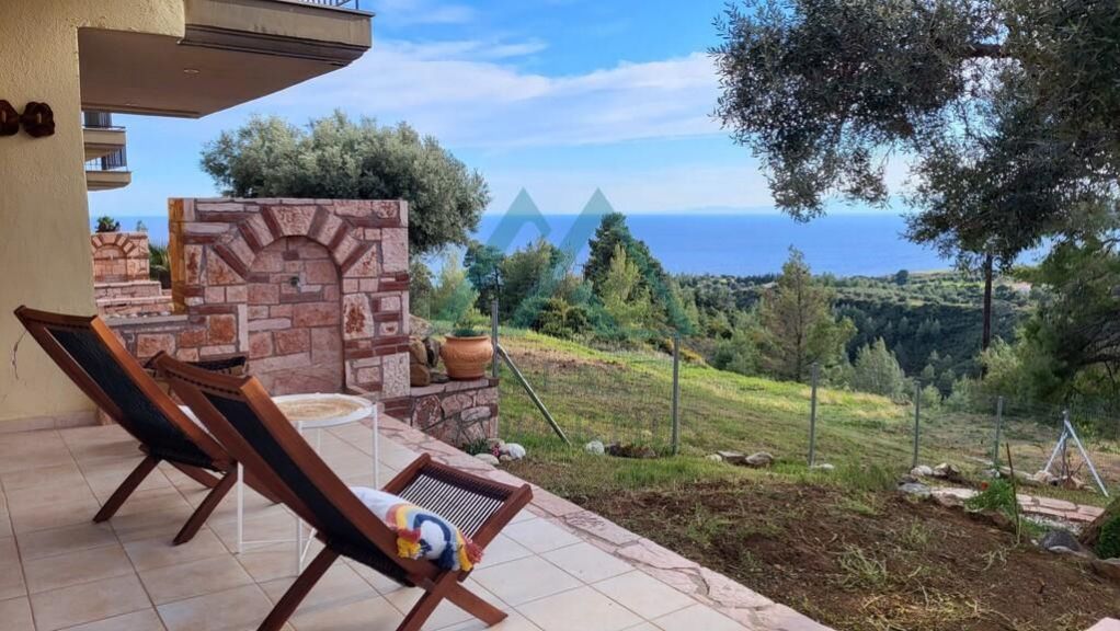 Nádherný apartmán s výhledem na moře, soukromá zahrada, 900 m od moře, Kassandra, Chalkidiki, Řecko, obrázek č. 1