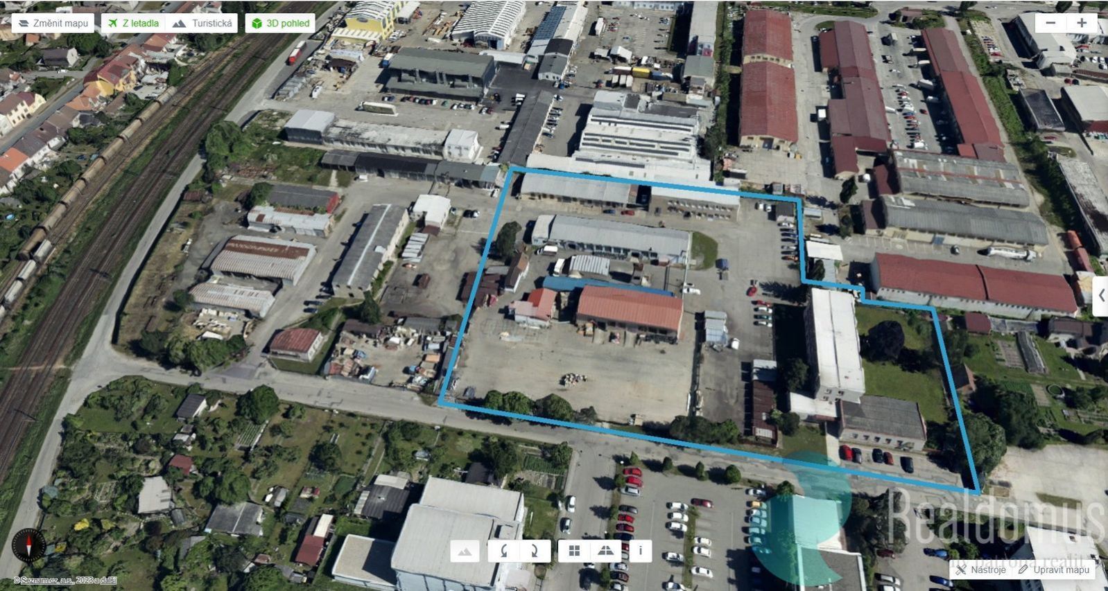 Prodej, průmyslový areál, české Budějovice, 12.668 m2, obrázek č. 1