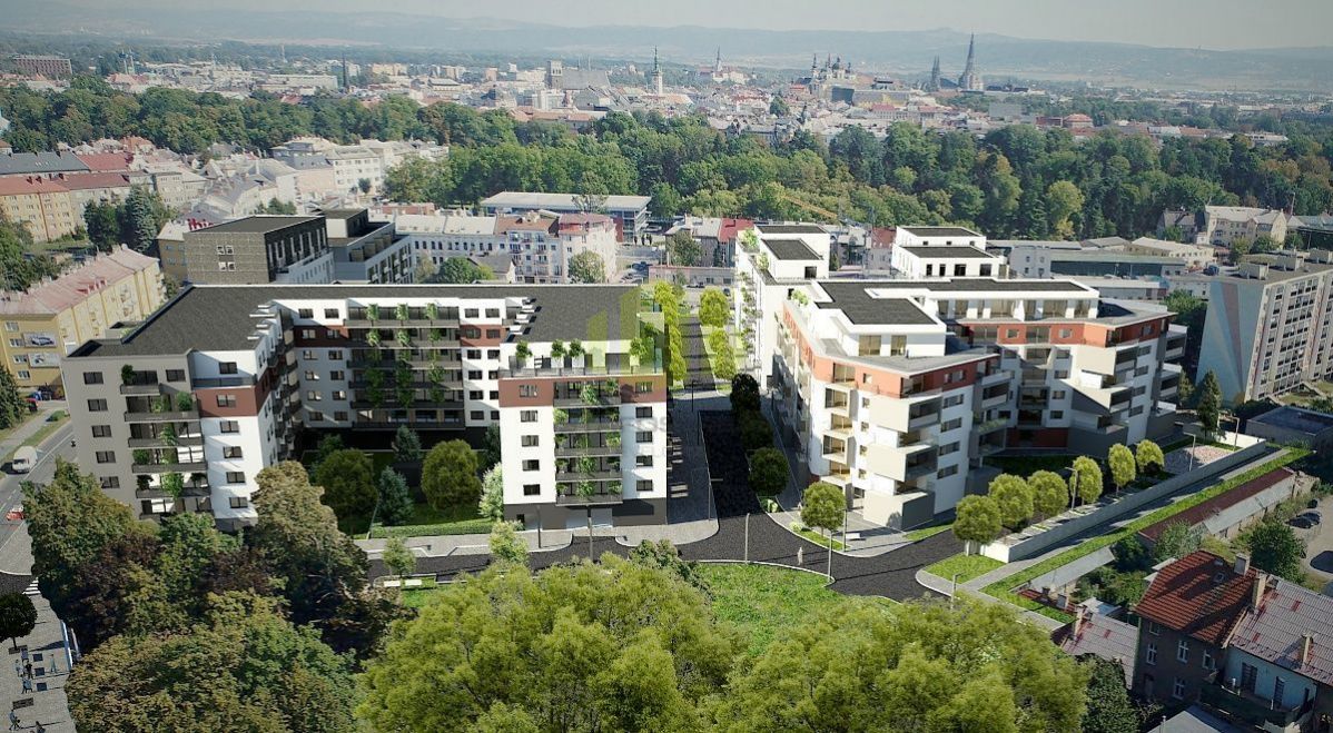 Pronájem novostavby bytu 1+kk 34,1m2 + terasa 30m2 v novostavbě, Eduarda Hamburgera, Olomouc, obrázek č. 1