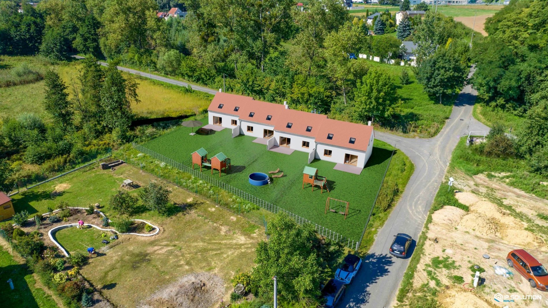 Prodej stavebních pozemků, 299 až 445 m2, obec Lutopecny, obrázek č. 2