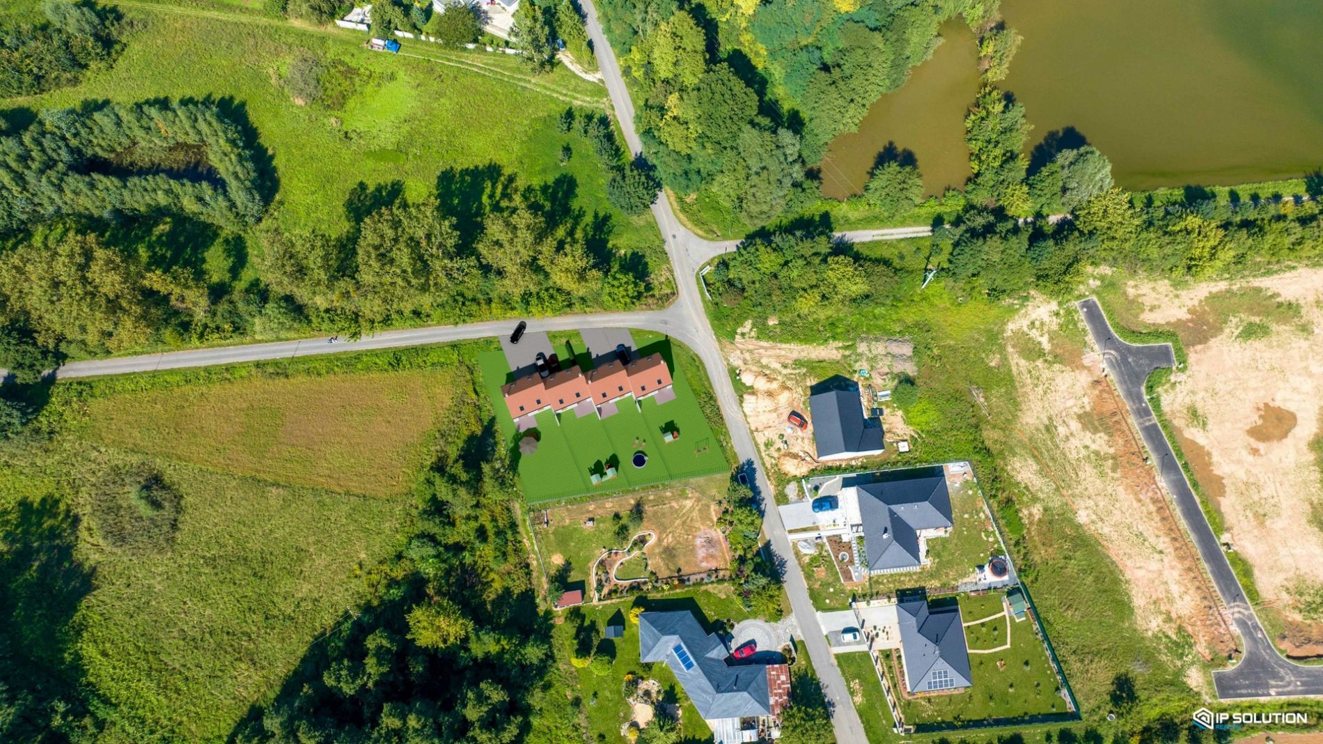 Prodej stavebních pozemků, 299 až 445 m2, obec Lutopecny, obrázek č. 3
