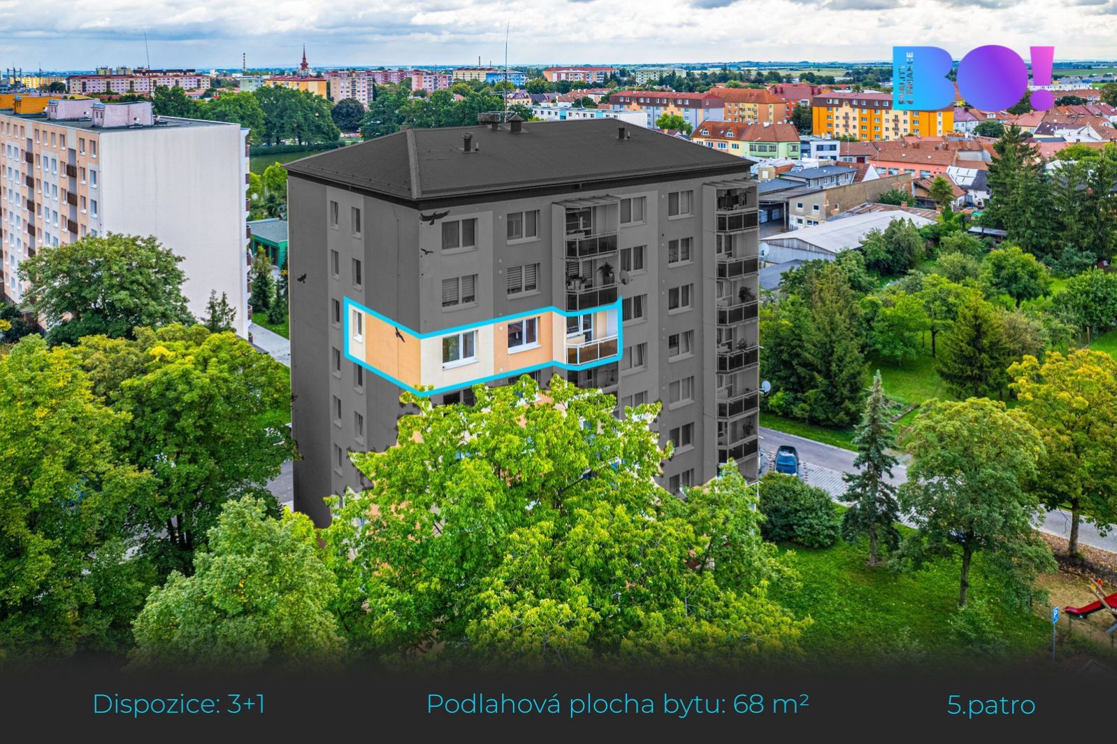 Prodej bytu 3+1, ul. Bohumíra Šmerala, Prostějov, obrázek č. 1