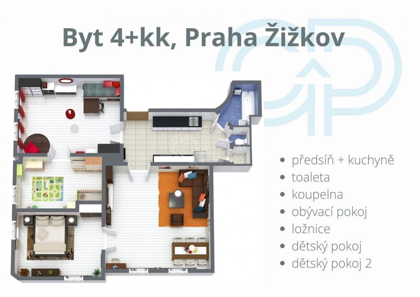 Prodej prostorného bytu 4+kk na pražském Žižkově!, obrázek č. 2