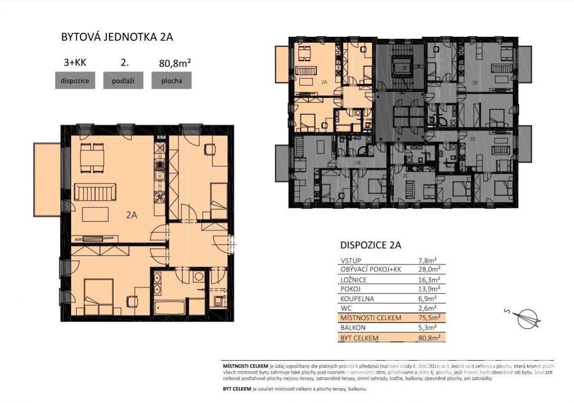 Prodej bytu 3+kk, 80,8 m2, Havlíčkův Brod, obrázek č. 2