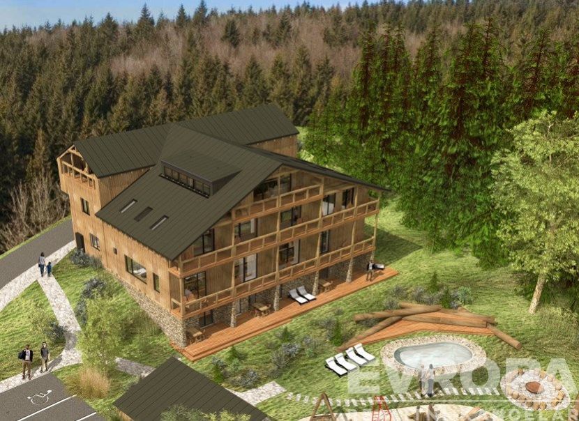 Prodej horský apartmán v novostavbě, byt na horách 86 m2 z toho lodžie 15.1m2,ven. bazén, parkovací , obrázek č. 1