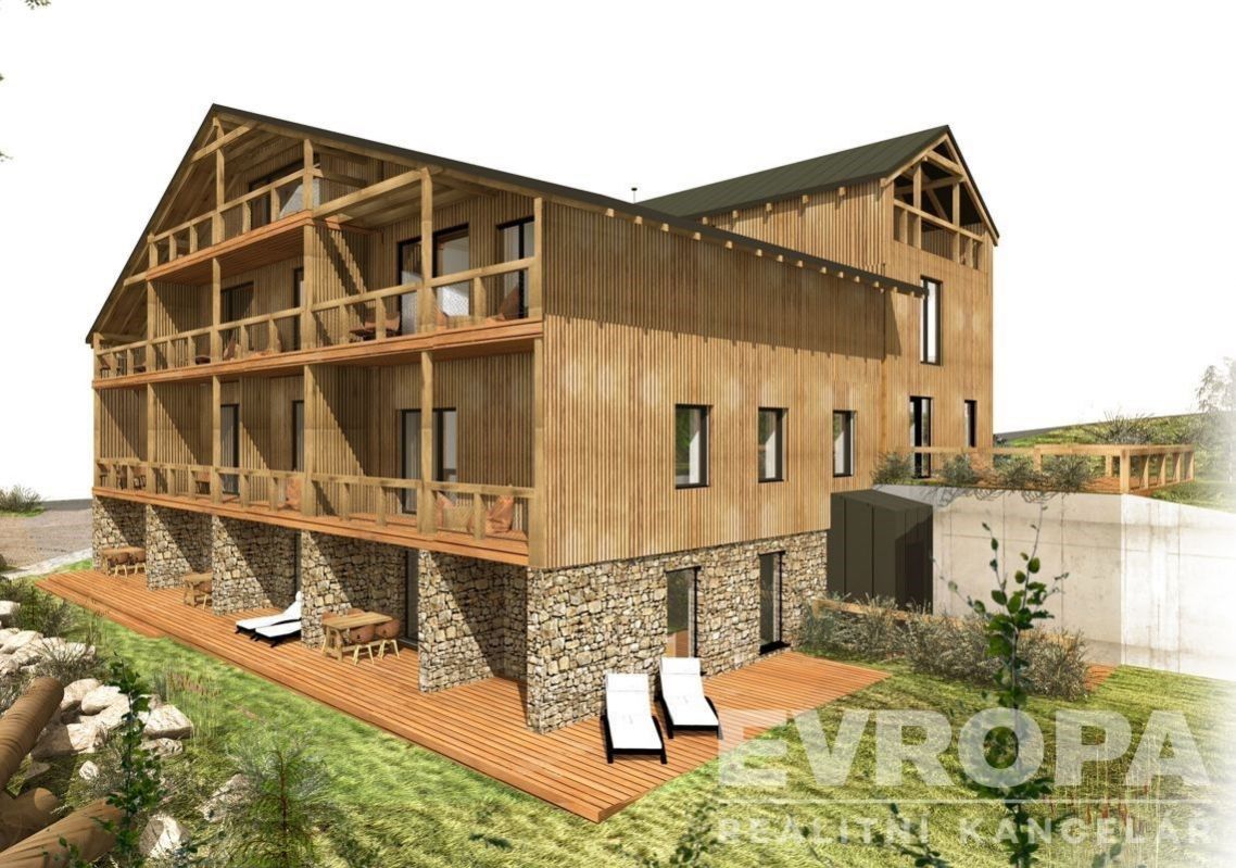 Prodej horský apartmán, novostavba, byt 3kk na horách 71 m2, lodžie 6m2, výhled , sauna, venkovní ba, obrázek č. 2